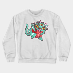 Demon Kitty Crewneck Sweatshirt